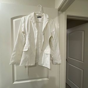 Brand new white blazer size small
